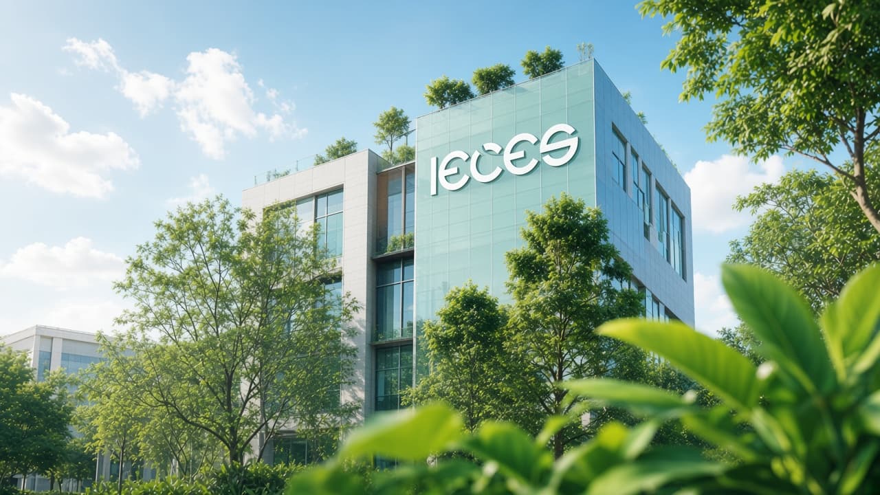 Trụ sở IECES giữa không gian xanh